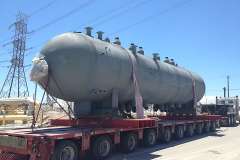 Q_Air Freight Forwarding_Trucking a drum to a local refinery